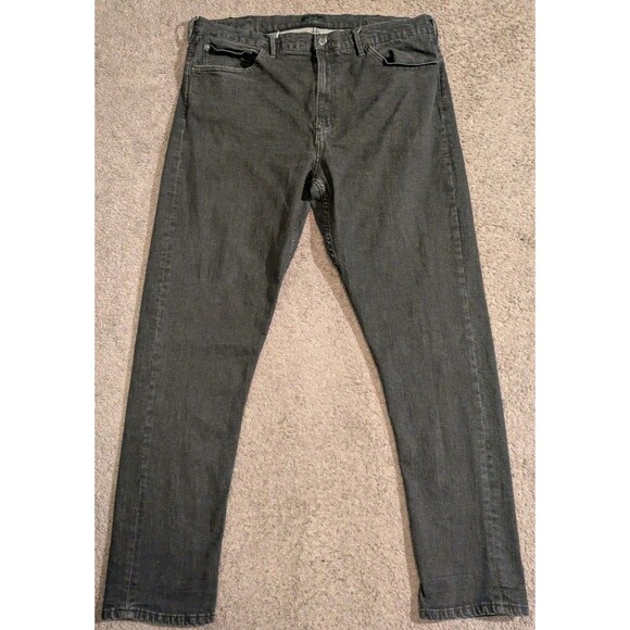 Polo Ralph Lauren Prospect Straight Leg Black Denim Jeans 42x34 - Picture 7 of 7